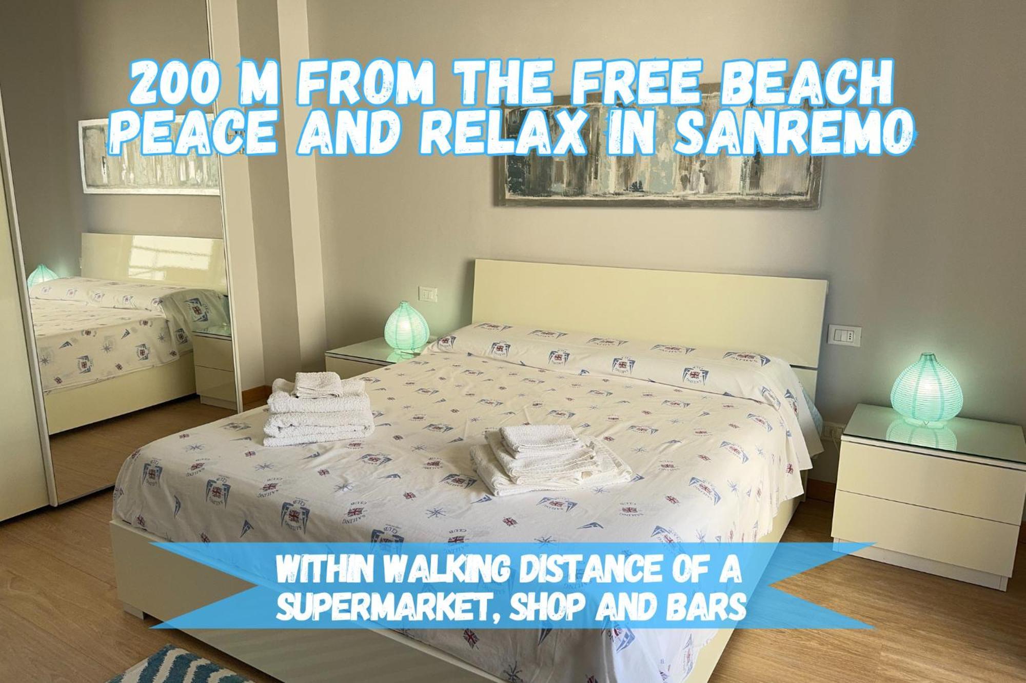 2 Min Walk To The Beach In The Centre Of Sanremo Eksteriør bilde